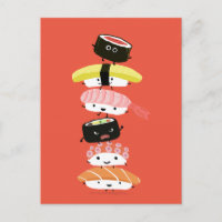 Sushi Tower - Ein glücklicher Stapel Sushi-Freunde