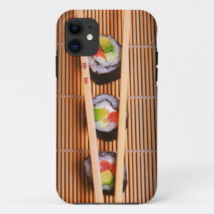 Sushi und hölzerne Essstäbchen Case-Mate iPhone Hülle
