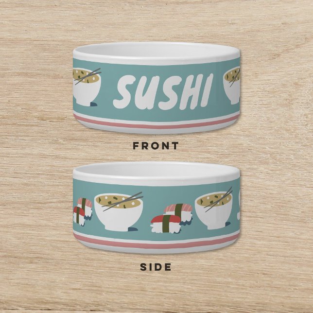 Sushi und Miso Hund Katze Napf (Von Creator hochgeladen)