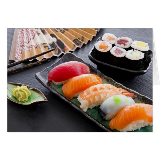 Sushi und Rollen (Vorderseite (Horizontal))