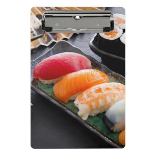Sushi und Rollen Mini Klemmbrett
