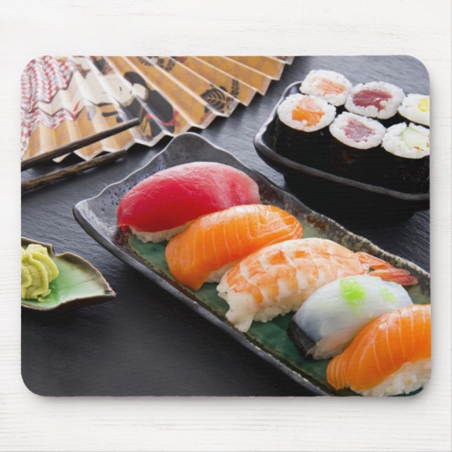 Sushi und Rollen Mousepad (Vorne)