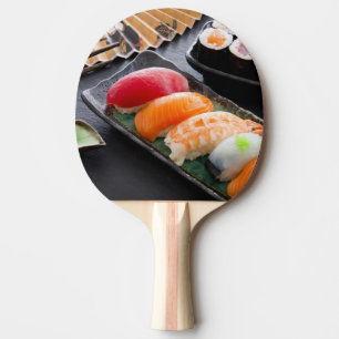 Sushi und Rollen Tischtennis Schläger
