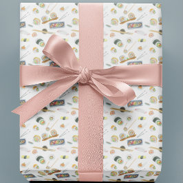 Sushi und Sashimi Geschenkpapier