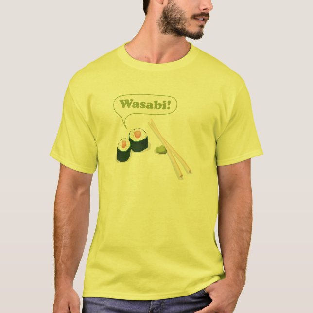 Sushi und wasabi T-Shirt (Vorderseite)