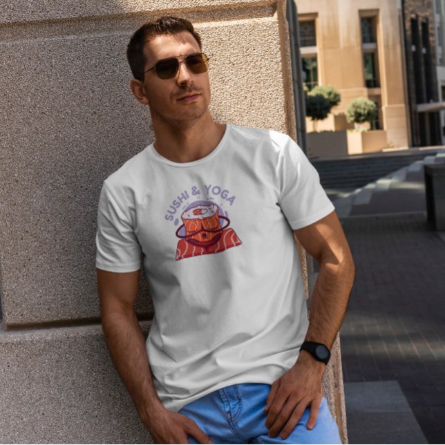 Sushi und Yoga T-Shirt (Von Creator hochgeladen)