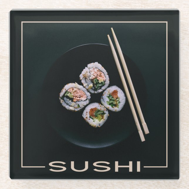 Sushi-Untersetzer Glasuntersetzer (Vorderseite)