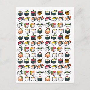 Sushi Varia Postcard Postkarte