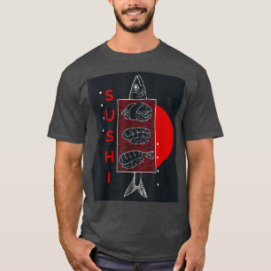 Sushi Vintage Japan Kawaii Retro Japan Anime T- T-Shirt