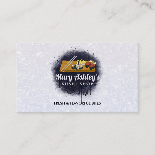 Sushi-Visitenkarten Visitenkarte (Vorderseite)