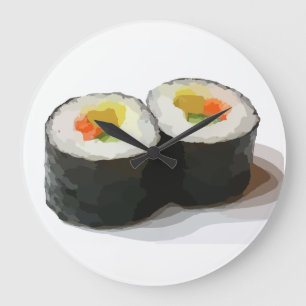 SUSHI WALL CLOCKS GROßE WANDUHR