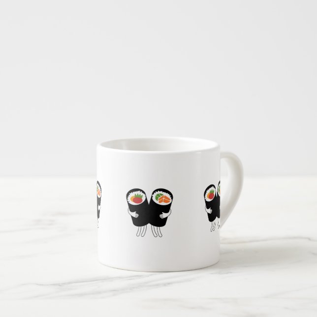 Sushi Walzer Espressotasse (Vorderseite Rechts)