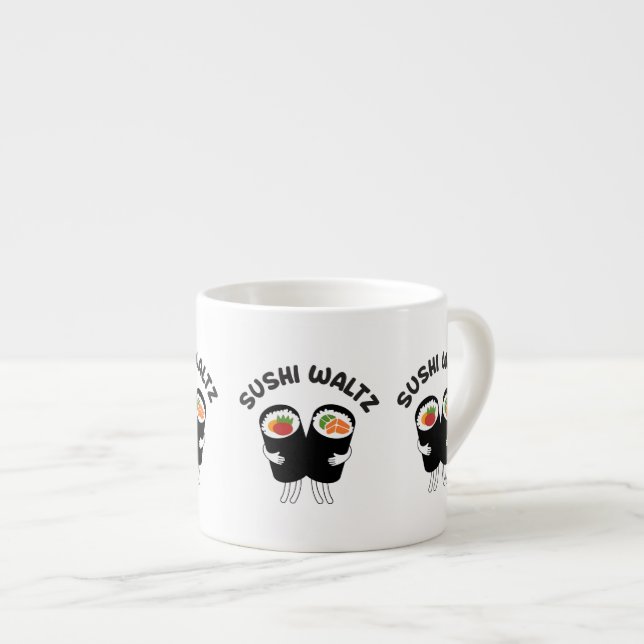 Sushi Walzer Espressotasse (Vorderseite Rechts)