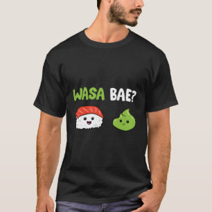 Sushi Wasabi japanische Lebensmittelwaschanlage T-Shirt