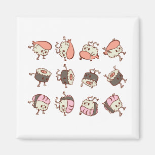 Sushi Workout-Witz Magnet