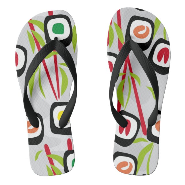 Sushihintergrund Flip Flops (Fußbett)