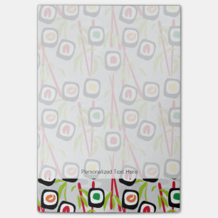 Sushihintergrund Post-it Klebezettel