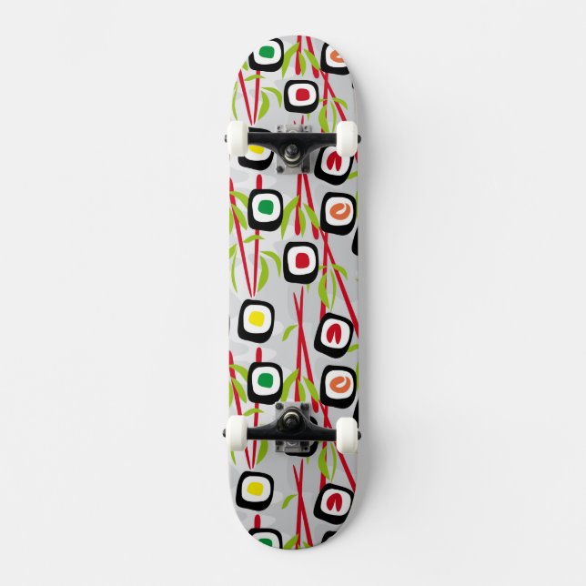Sushihintergrund Skateboard (Vorderseite)