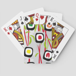 Sushihintergrund Spielkarten