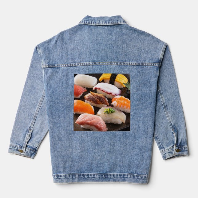 SUSHIMI Premium Mix Denim Jacket Jeansjacke (Rückseite)