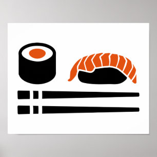 Sushisashimistöcke Poster