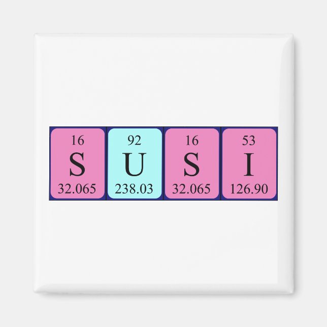 Susi Periodenmagnet Magnet (Vorne)