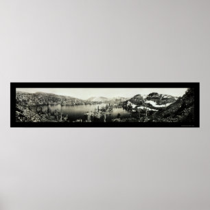 Susie Lake Tahoe CA Foto 1910 Poster