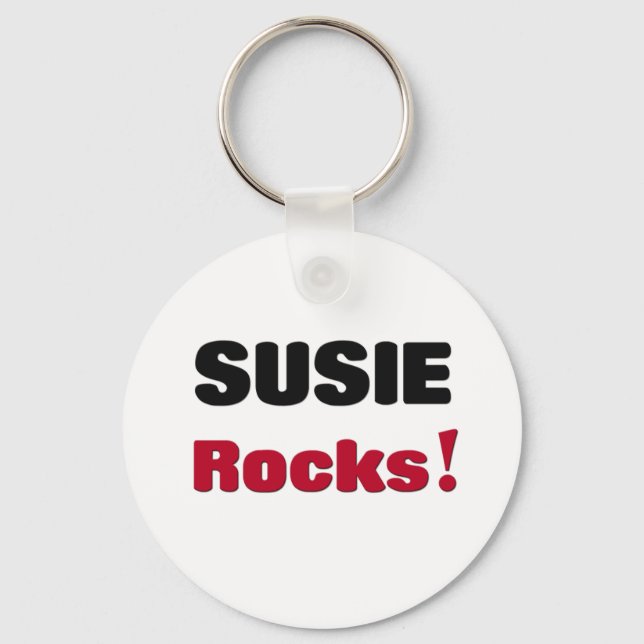 Susie Rocks Schlüsselanhänger (Vorderseite)