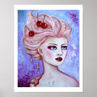 Susie Sundae Print Poster