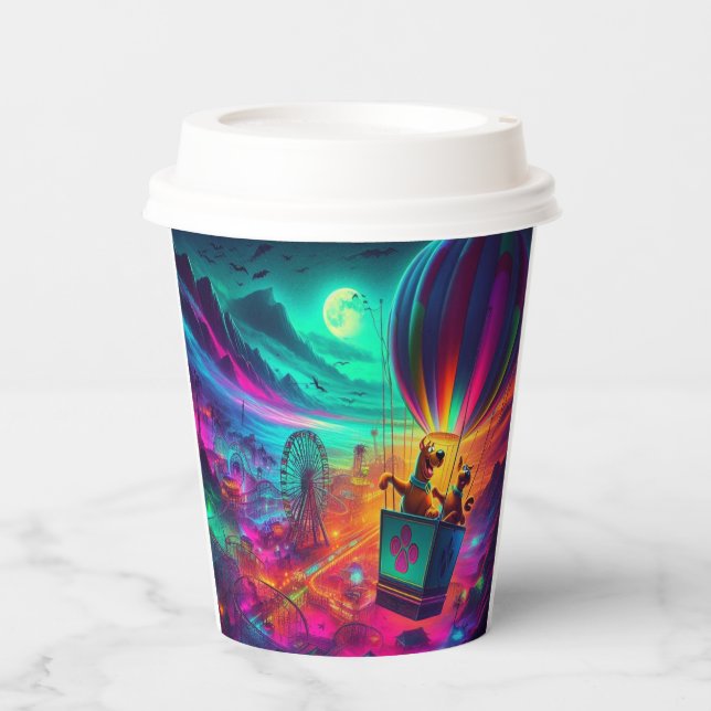 Suspended Over The Scream Park Pappbecher (Vorderseite)