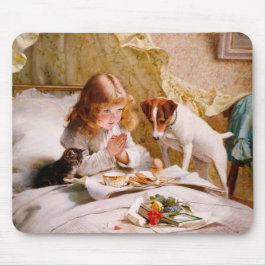 Suspense by Charles Burton Barber Mousepad