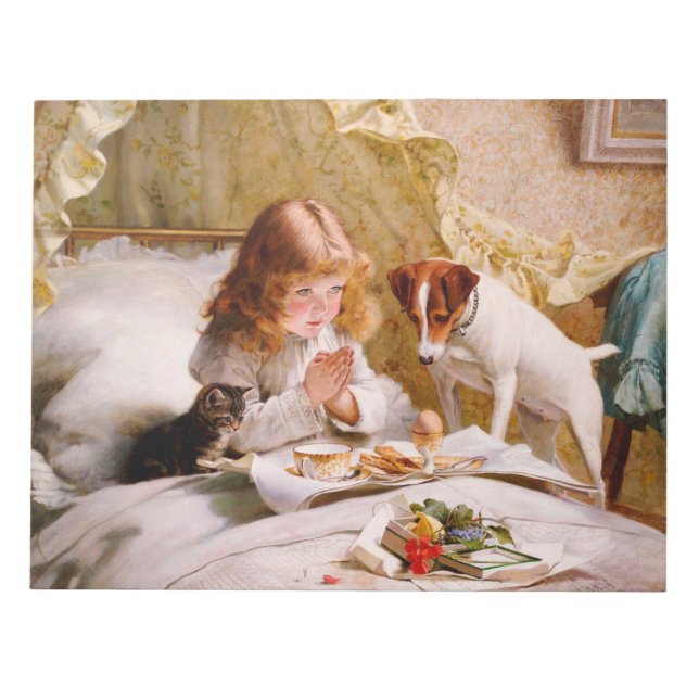 Suspense by Charles Burton Barber Notizblock (Vorderseite)