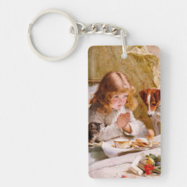 Suspense by Charles Burton Barber Schlüsselanhänger