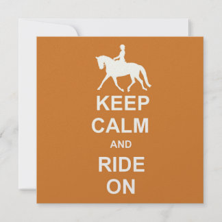 SUSPENSION KEEP CALM 5.25 x 5.25 card Einladung