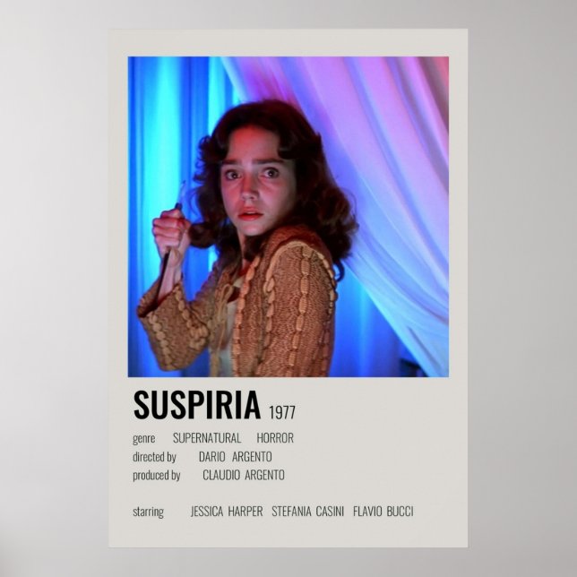 Suspiria Minimalistisch Poster (Vorne)