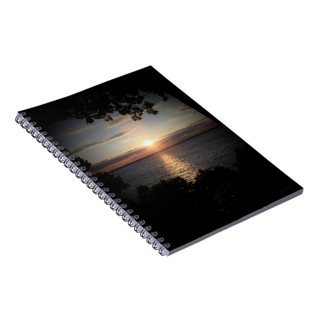 Susquehanna Sunset Notebook Notizblock (Rechte Seite)