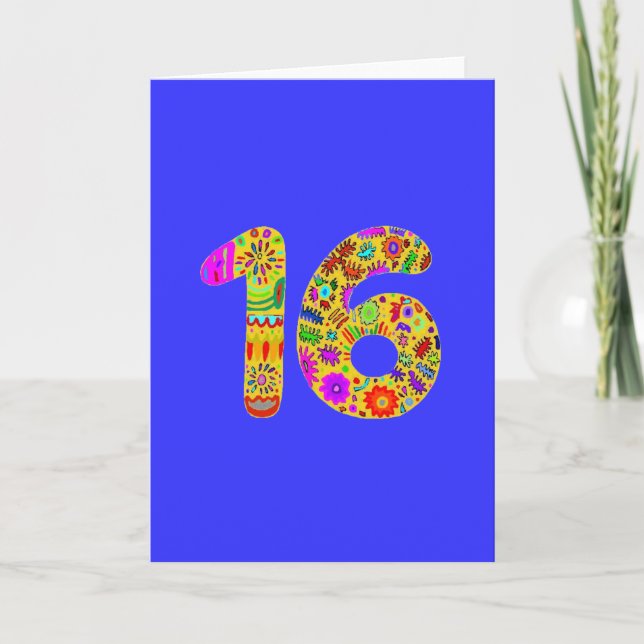 Süß 16 einladung (Vorderseite)
