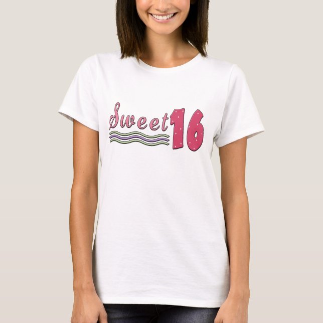 Süß 16 T-Shirt (Vorderseite)