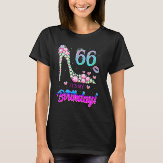 Süß 66 Jahre alt Es ist meine 66. Geburtstagsfeier T-Shirt