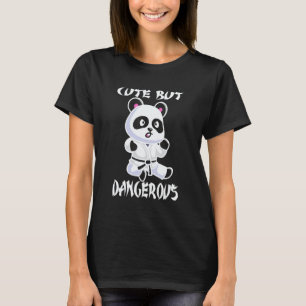 Süß Aber Gefährlich Karate Panda Kinder T-Shirt