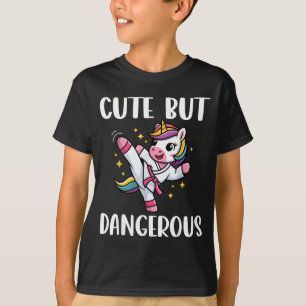 Süß aber Gefährlich - Lustiger Einhorn Fan Cool T-Shirt