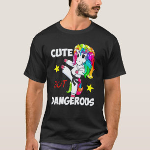 Süß aber gefährlich lustiges Geschenk Karate Einho T-Shirt