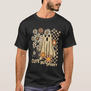Süß aber gruselig lustiger floraler Halloween-Geis T-Shirt