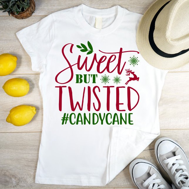 Süß aber verdreht #candycane, modern und cool T-Shirt (Von Creator hochgeladen)