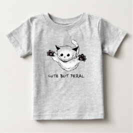 Süß aber verwildert baby t-shirt