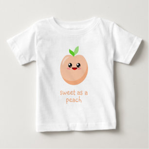 süß als Pfirsich Baby T-shirt