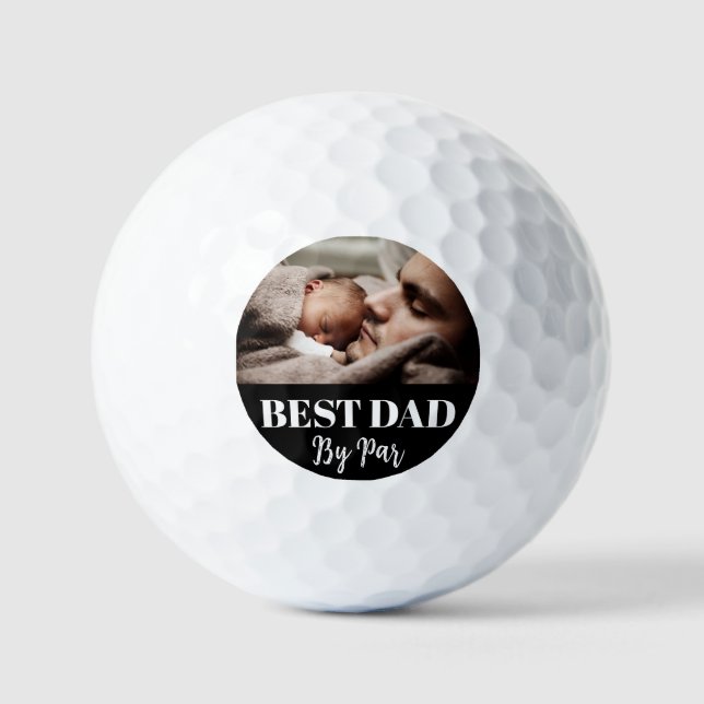 SÜSS! 🏌️ Bester Vater nach Par Golfball  (Vorderseite)