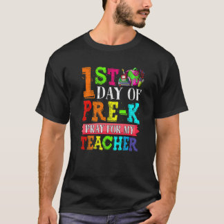 Süß Bete Für Meinen Lehrer Erster Tag Im Vorkinder T-Shirt