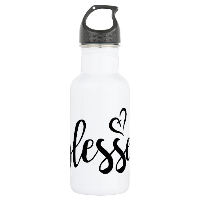 süß chic SIMPLY BLESSED | Edelstahlflasche (Vorderseite)
