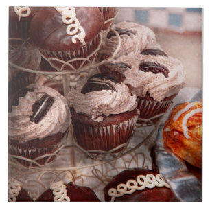 Süß - Cupcake - Cupcake-Berg Fliese